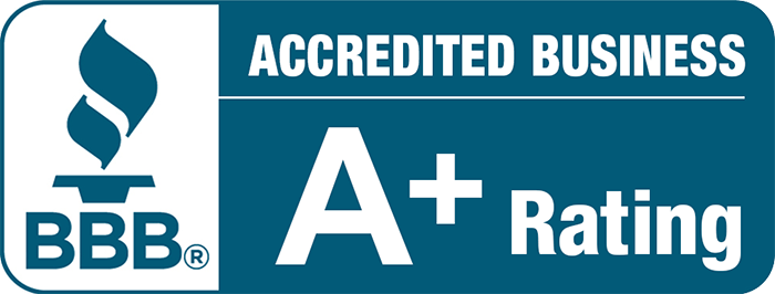 BBB accredited business with an A+ rating